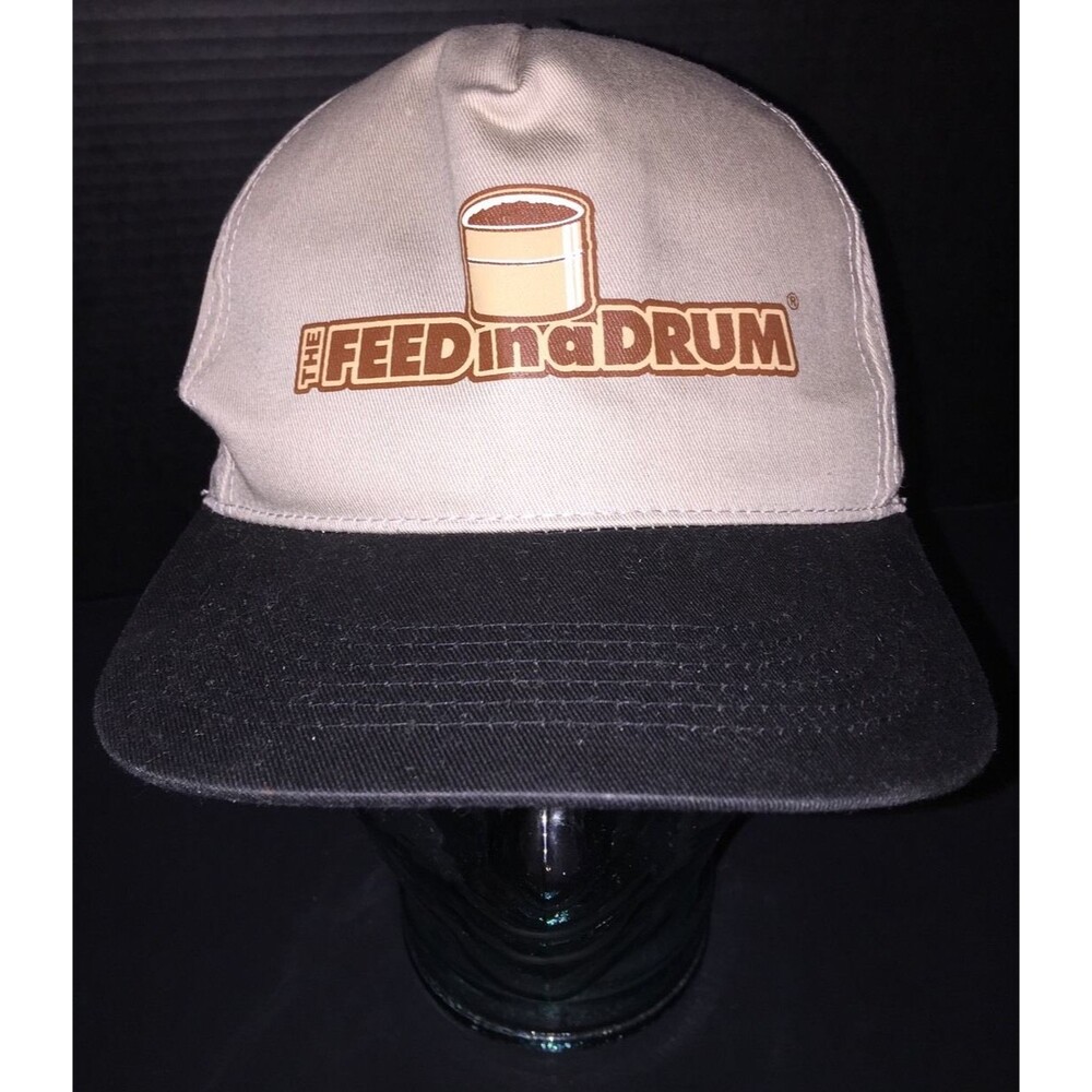 The Feed In A Drum - Livestock Supplements Khaki Hat Cap Snapback Farming